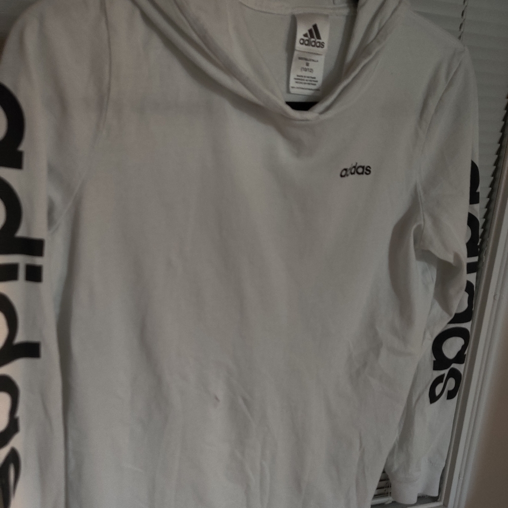 Adidas White Pullover